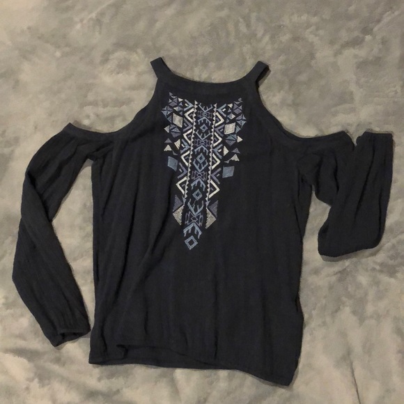 Hollister Cold Shoulder Long Sleeve - Picture 1 of 6